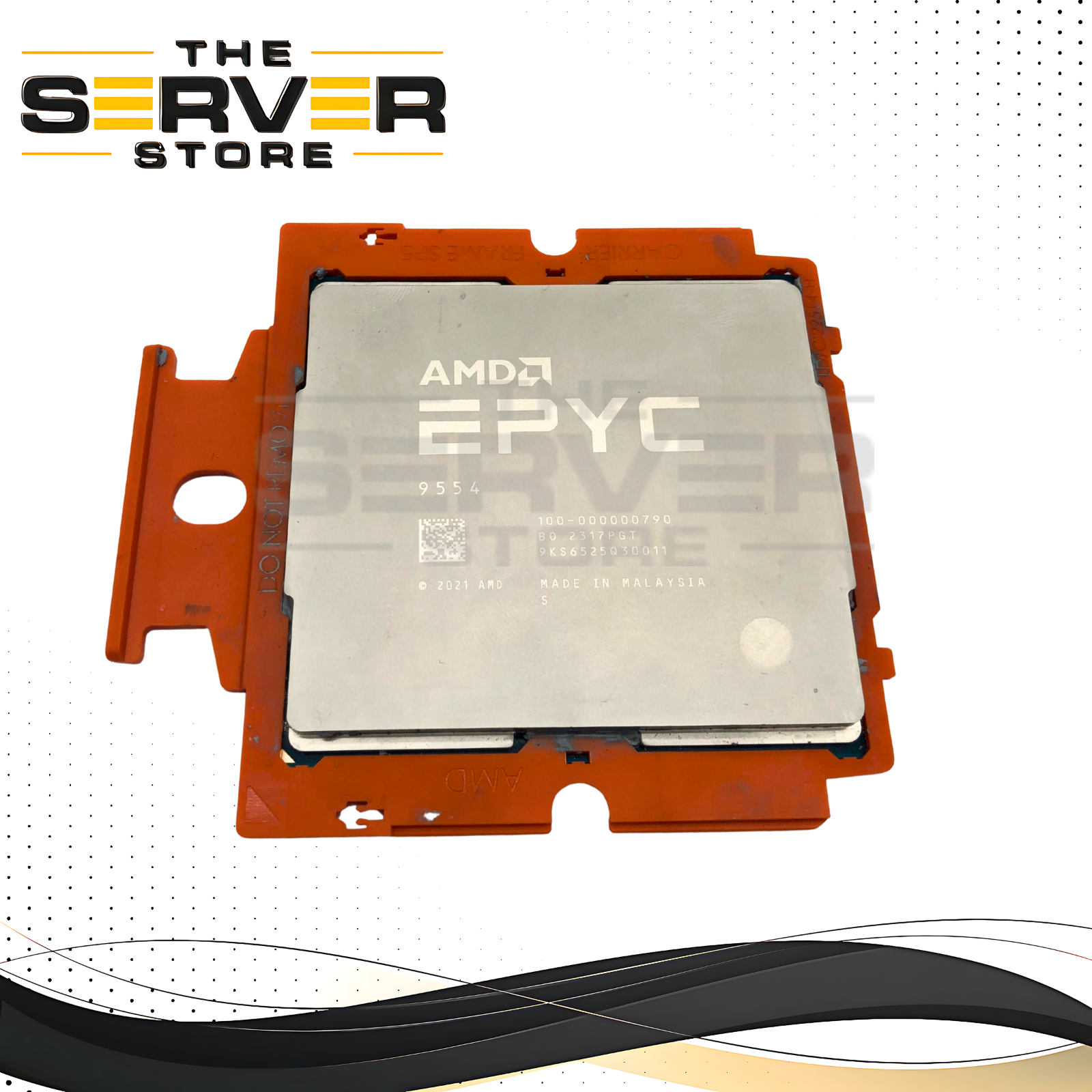 (Dell Locked) AMD EPYC 9554 3.10GHz 64 Core 256MB 360W SP3 CPU AMD9554-DELL 100-000000790