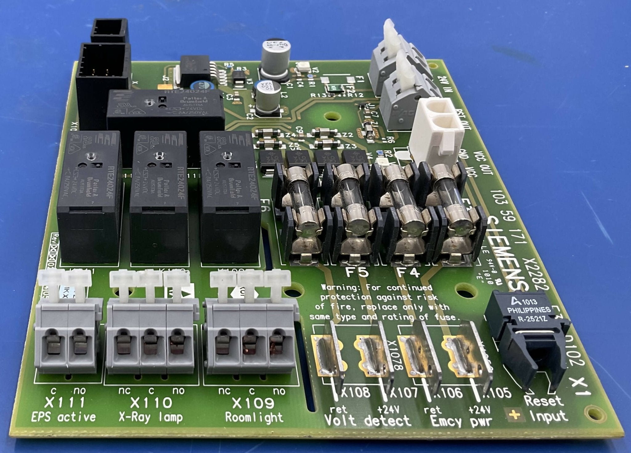 D102 EXTERNAL INTERFACE/RESET PCB (10359171) SIEMENS