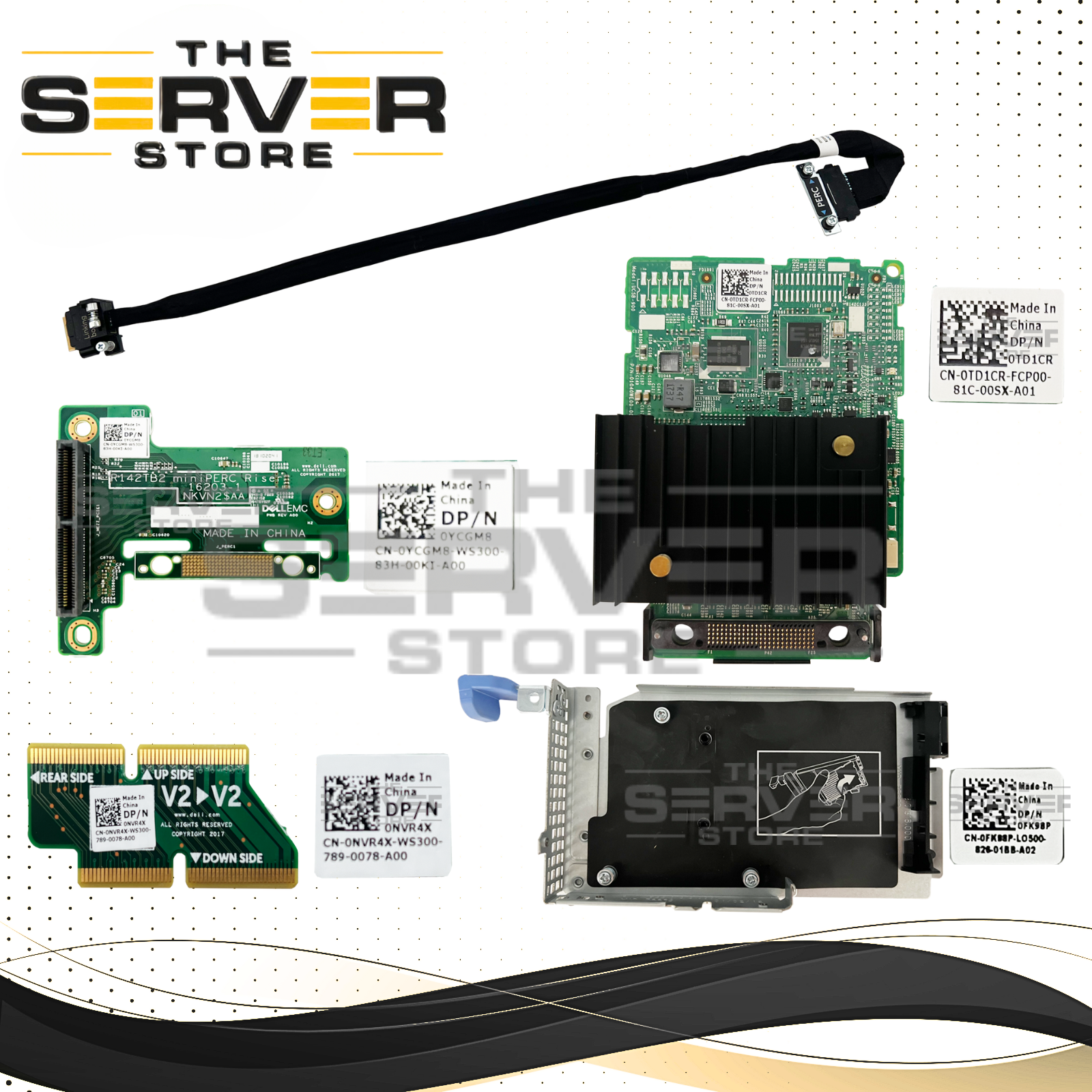 Dell Perc H330 12G SATA Controller Kit for PowerEdge C6420 or C6400 ( with: 0NVR4X - 0YCGM8 - 0FK98P - TD1CR )