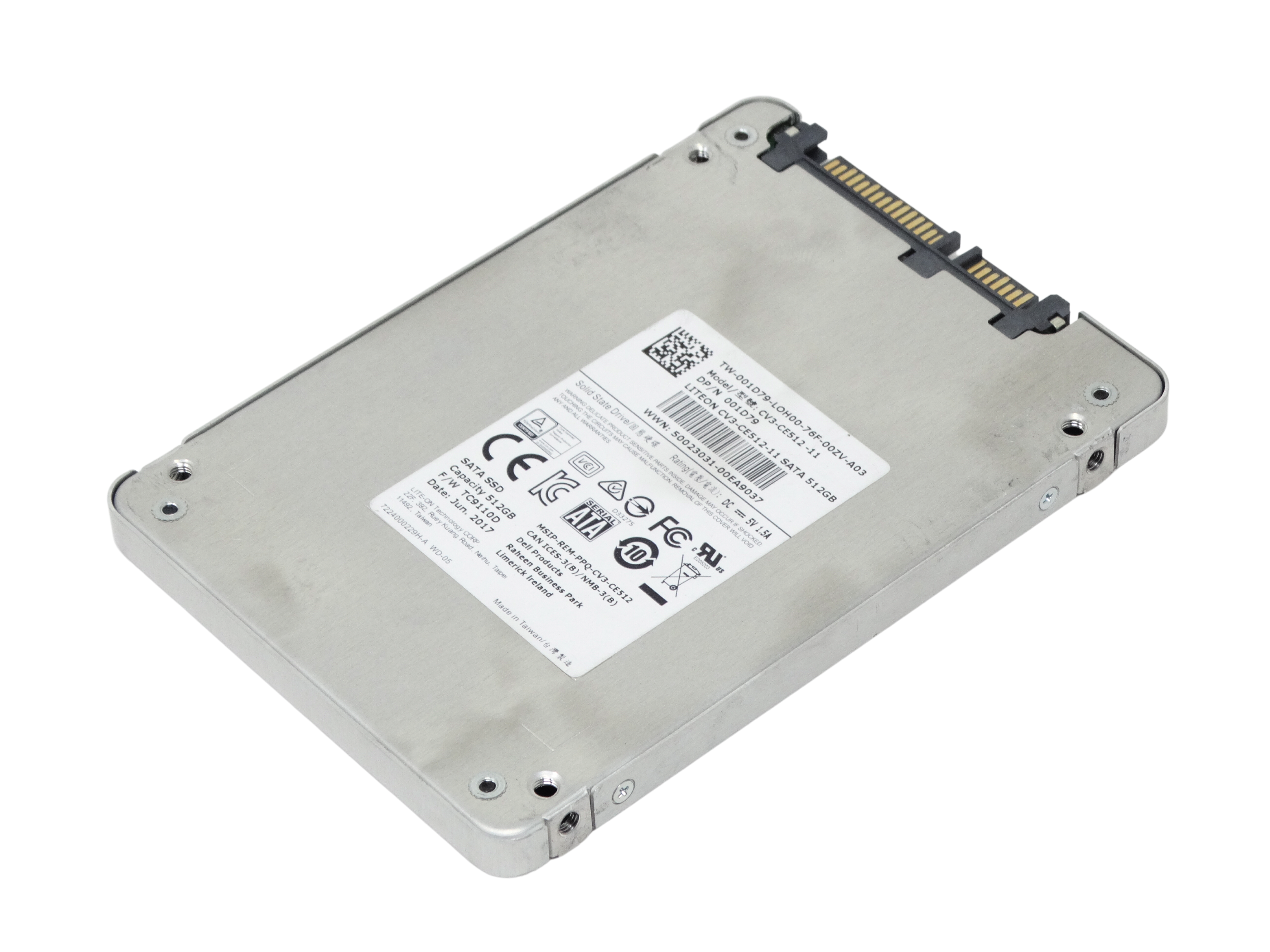 Dell Lite-On 512GB MLC SATA 2.5'' SFF SSD Solid State Drive (001D79)