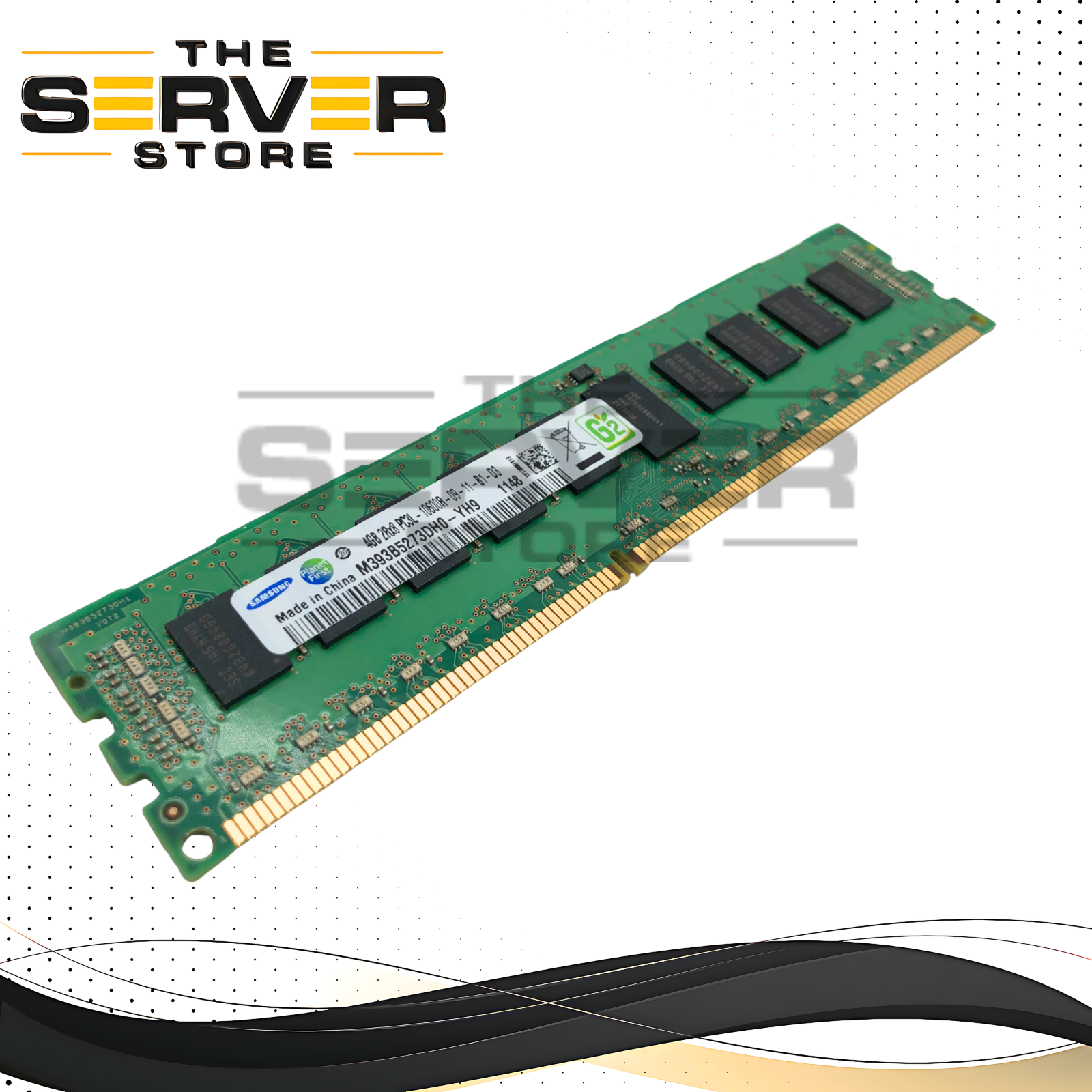 Samsung 4GB 2Rx8 PC3L-10600R DDR3L 1333MHz ECC REG RAM M393B5273DH0-YH9