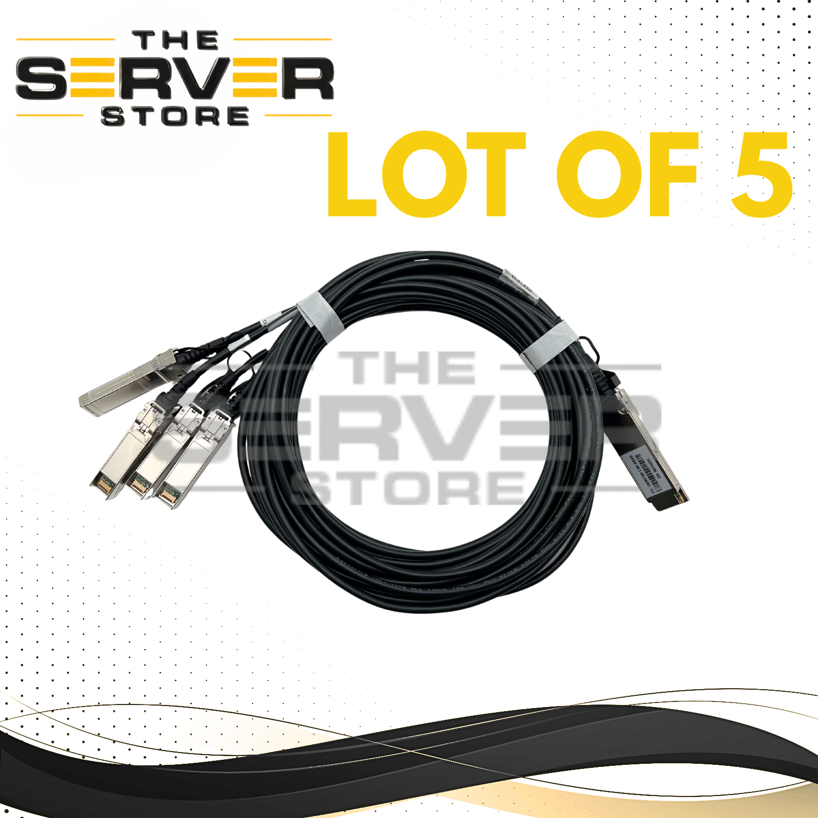 ( LOT ) Molex QSFP28 to 4 SFP28 Breakout Cable 3M 1003451304