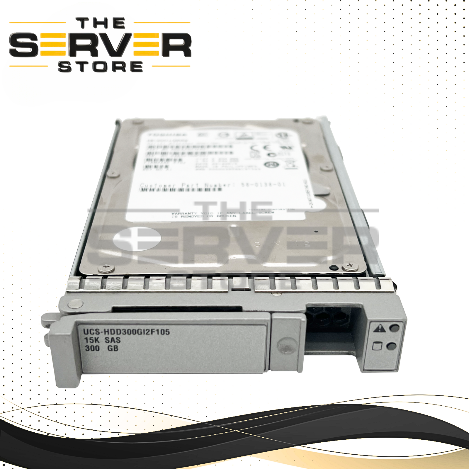 Cisco 300GB SAS 6G 15K RPM SFF 2.5'' HDD Toshiba UCS-HDD300GI2F105 MK3001GRRB