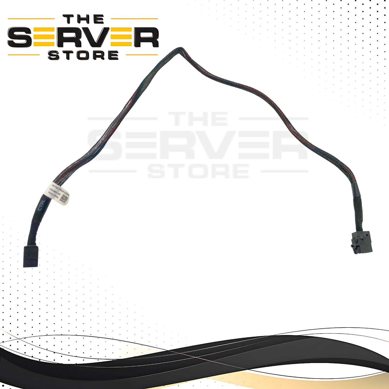 Dell PowerEdge R340 Server Four (4x) 3.5-inch PCIe Disk Arrays Cable. P/N: MXYCF, 0MXYCF.