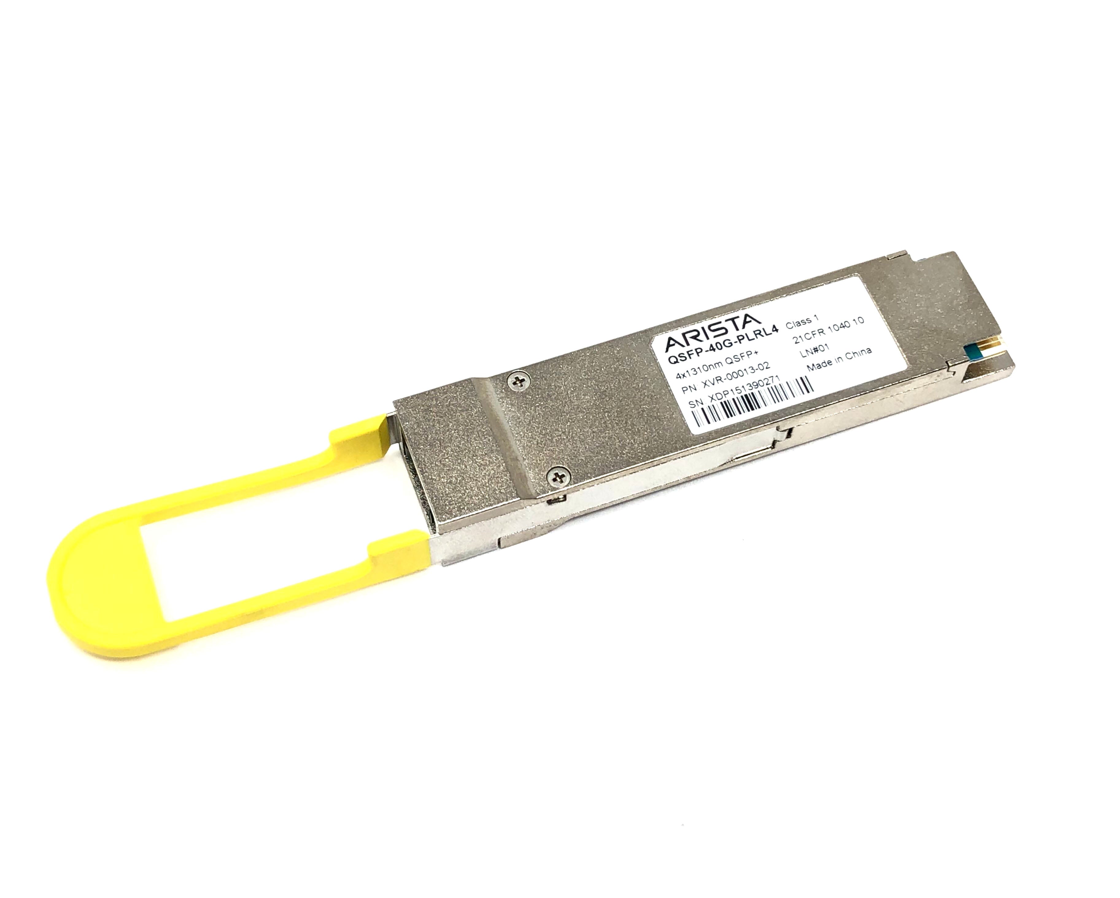 Arista QSFP-40G-PLRL4 40GBASE-PLRL4 1310nm QSFP+ 1KM MTP/MPO Transceiver (XVR-00013-02)