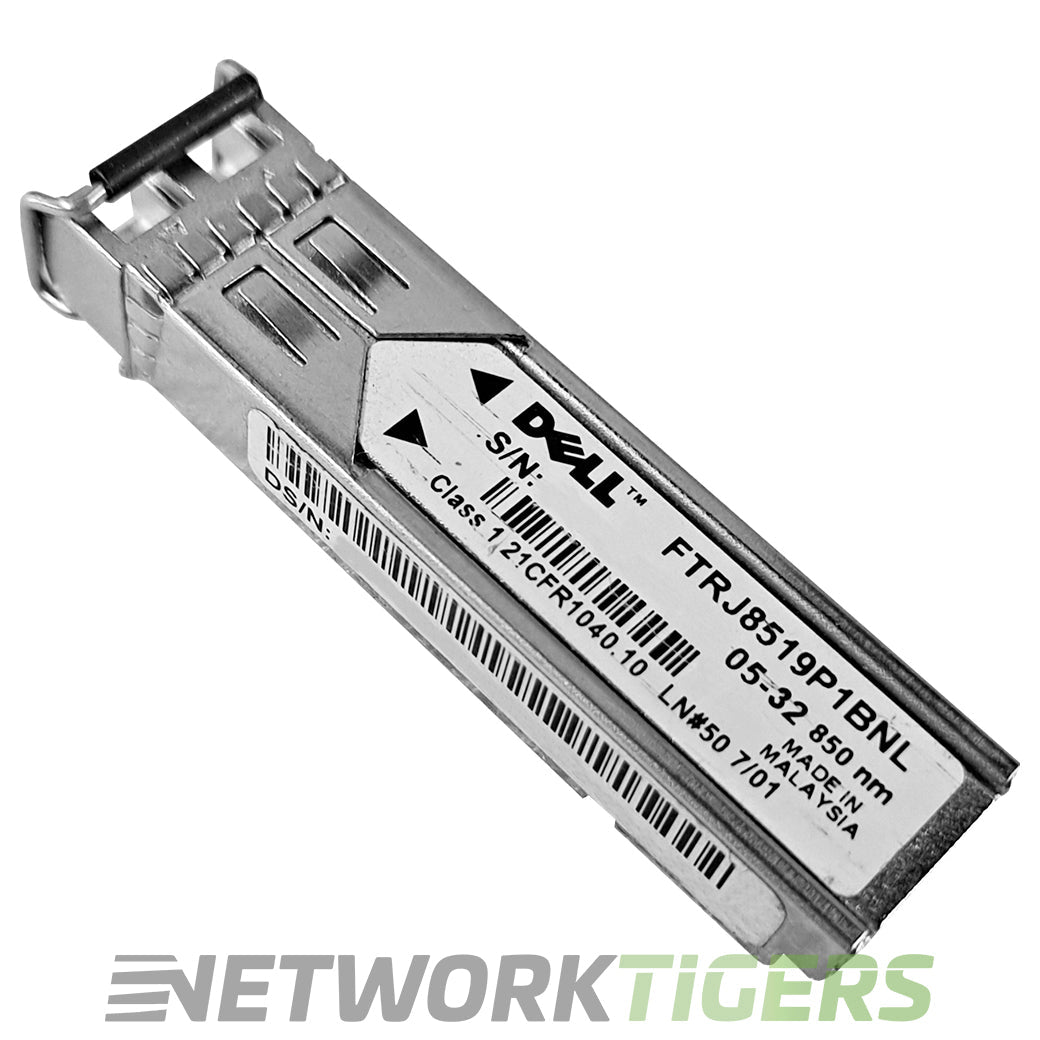 NEW Dell FTRJ8519P1BNL 2GB Fibre Channel 850nm MMF Duplex LC SFP Transceiver