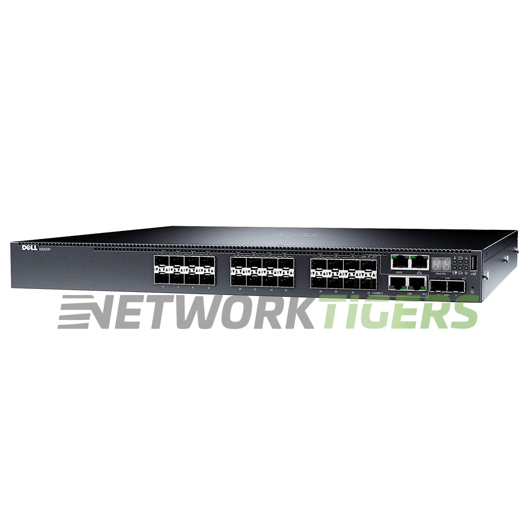Dell N3024EP-ON 24x 1GB PoE (12x PoE+) RJ45 2x 10GB SFP+ 2x 1GB Combo Switch