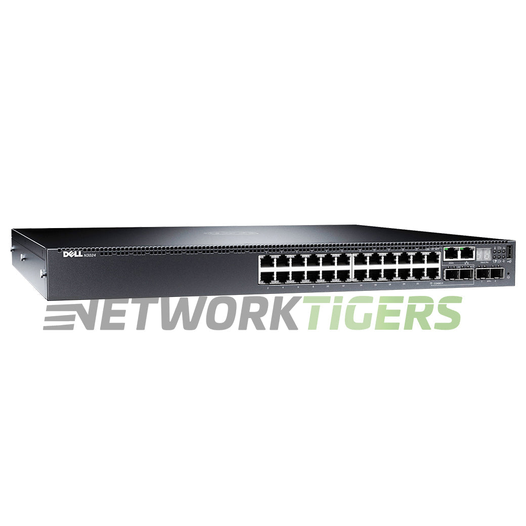 Dell N3024ET-ON 24x 1GB RJ45 2x 10GB SFP+ 2x 1GB Combo Switch