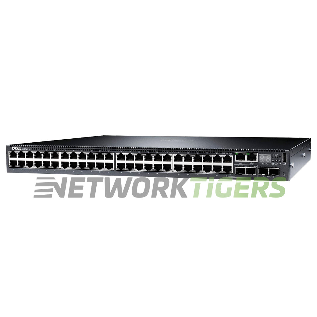 NEW Dell N3048 N3000 Series 48x 1GB RJ45 2x 10GB SFP+ Switch