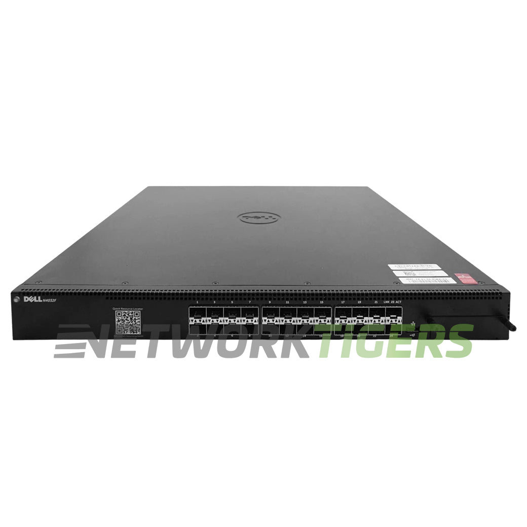 Dell N4032F 8132F N4000 Series 24x 10 Gigabit SFP+ Front-to-Back Airflow Switch