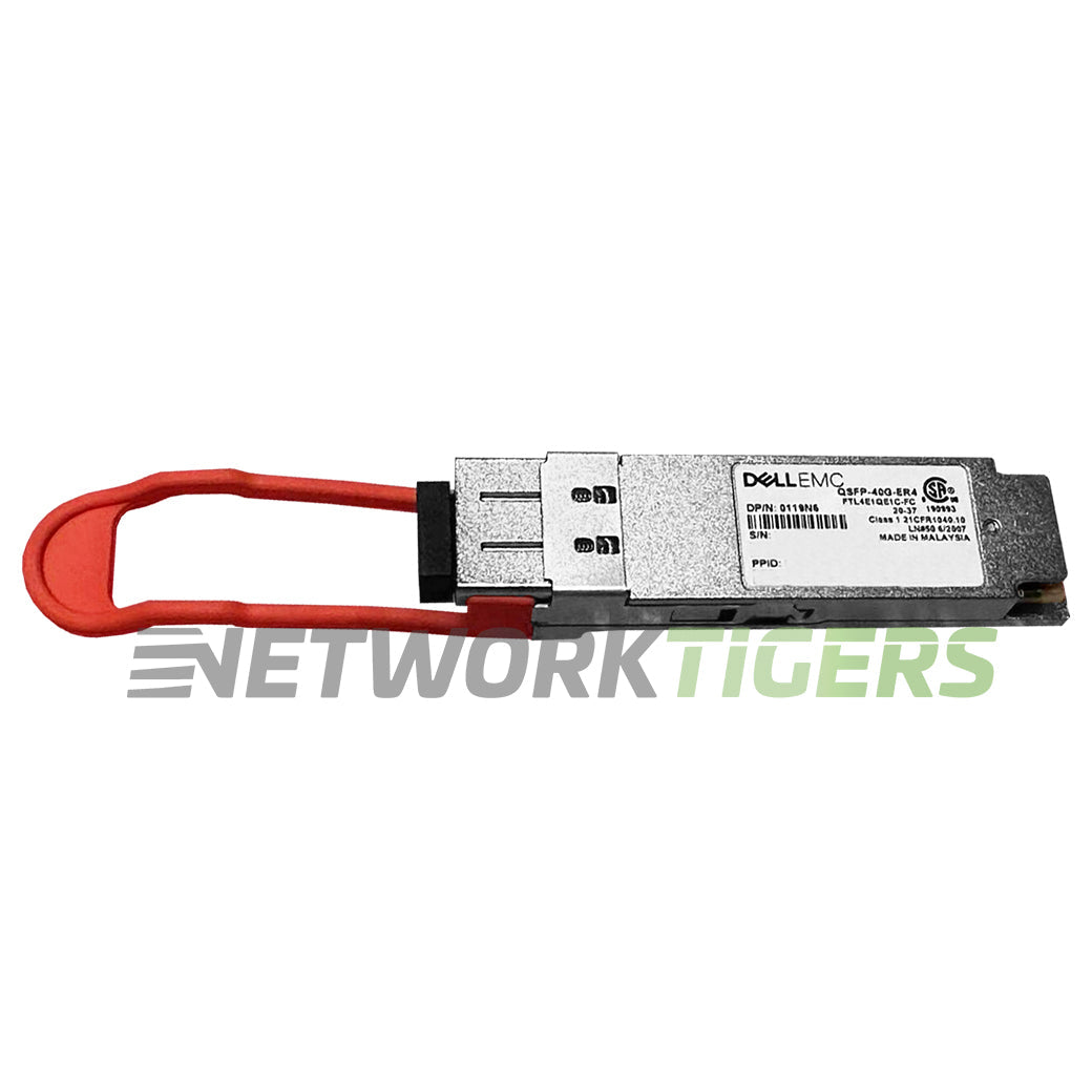Dell QSFP-40G-ER4 40GB BASE-ER4 Extended-Reach 40km SMF LC QSFP+ Transceiver
