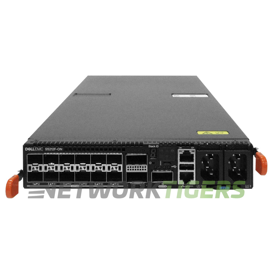 NEW Dell S5212F-ON-RA 12x 25GB SFP28 3x 100GB QSFP28 B-F Air OS10 Switch