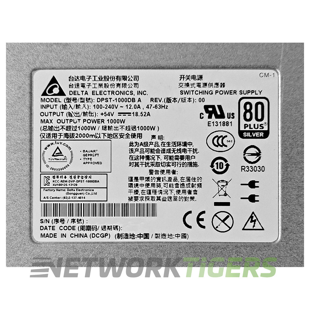 Dell N2024P N2048P 7024P 7048P Delta DPST-1000DB A Power Supply