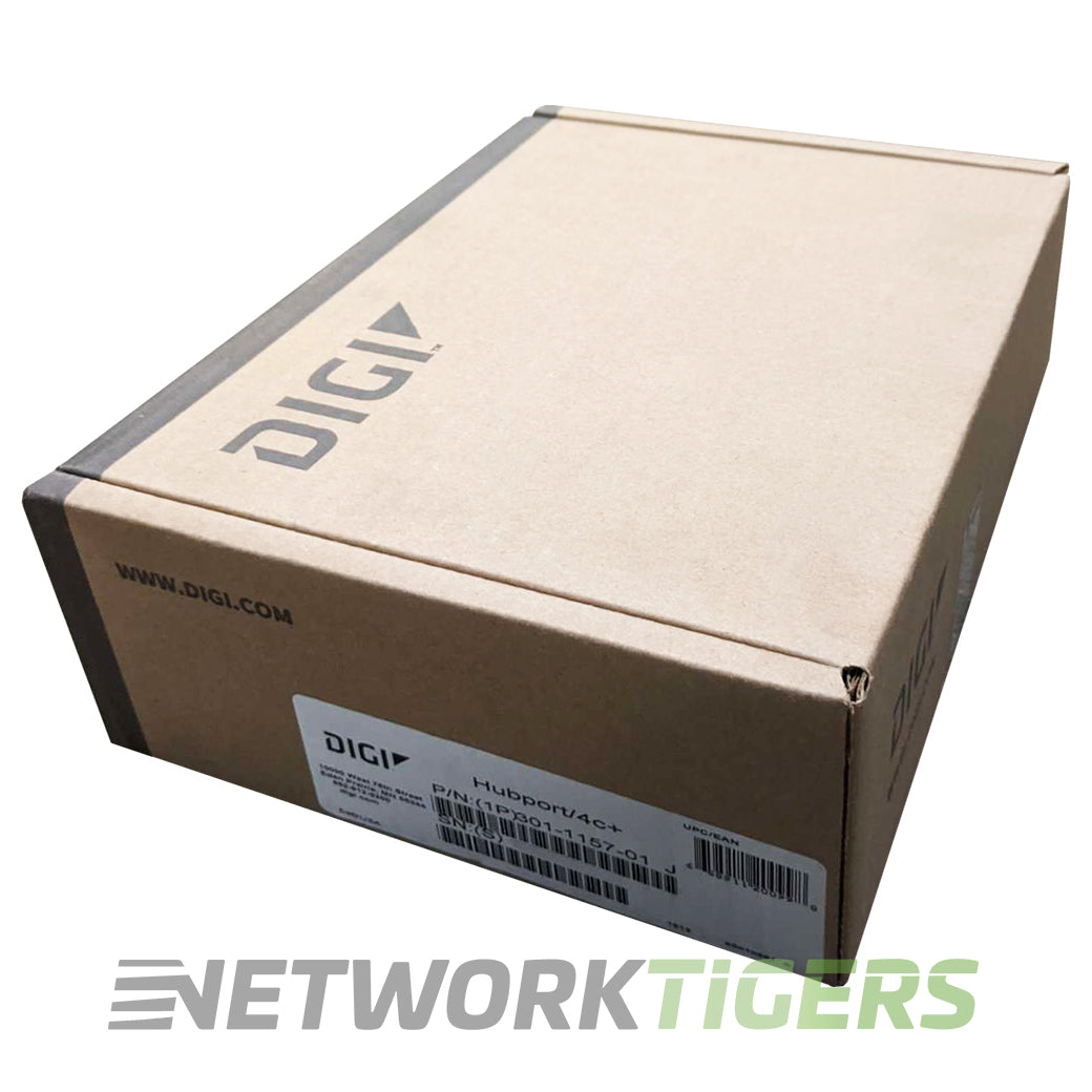 NEW Digi 301-1157-01 USB Plus Series 4x Port Hub