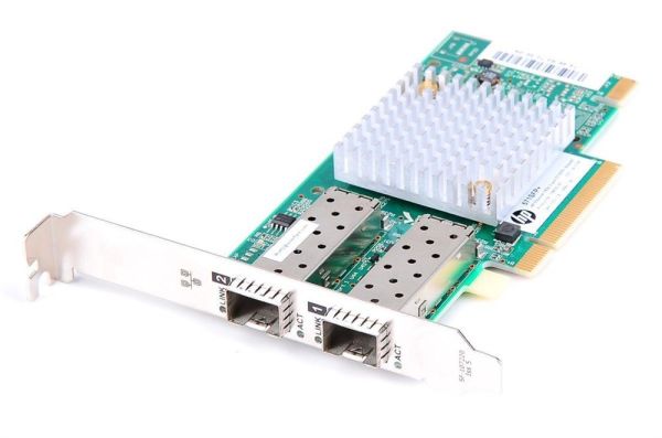 733385-001 - HPE 571-SFP+ Dual Port 10Gbps SFP+ PCI-Express 2.0 x8 Low Profile Network Adapter