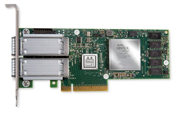 MNV303611A-EDLT - Mellanox Innova-2 Flex - Xilinx FPGA XCKU15P w/ ConnectX-5 dual 100GbE