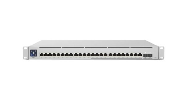 USW-PRO-24 - Ubiquiti UniFi Pro 24-Ports 10/100/1000BASE-T Ethernet Layer 3 Rack-mountable Managed Network Switch with 2-Ports SFP+