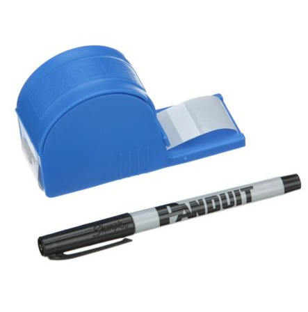 Label Dispenser Kit 1" W x 1.25"L Self-Laminating Vinyl 200/RL