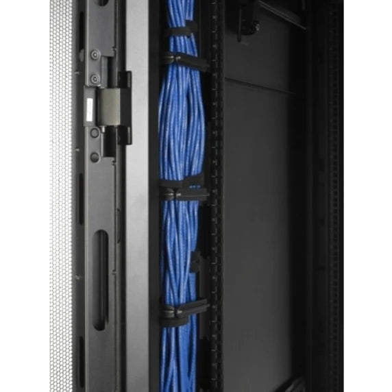 APC NetShelter Cable Management, Vertical Cable Manager, Rings, Set of 100, Black, 107 x 53 x 18 mm
