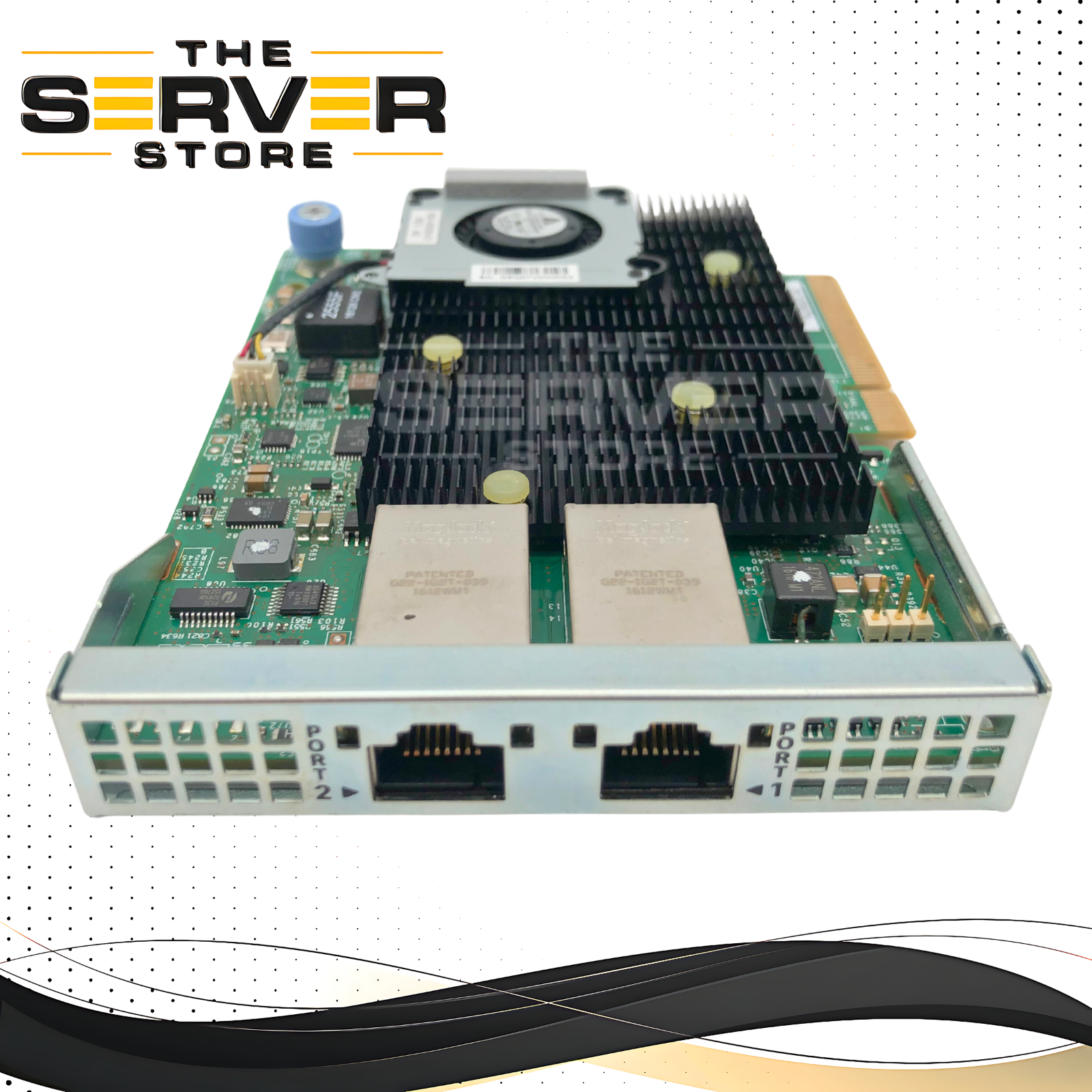 Cisco UCS 2-Port 10GBASE-T RJ-45 MLOM (Modular LAN on Motherboard) Network Adapter. P/N: UCSC-MLOM-C10T-02.