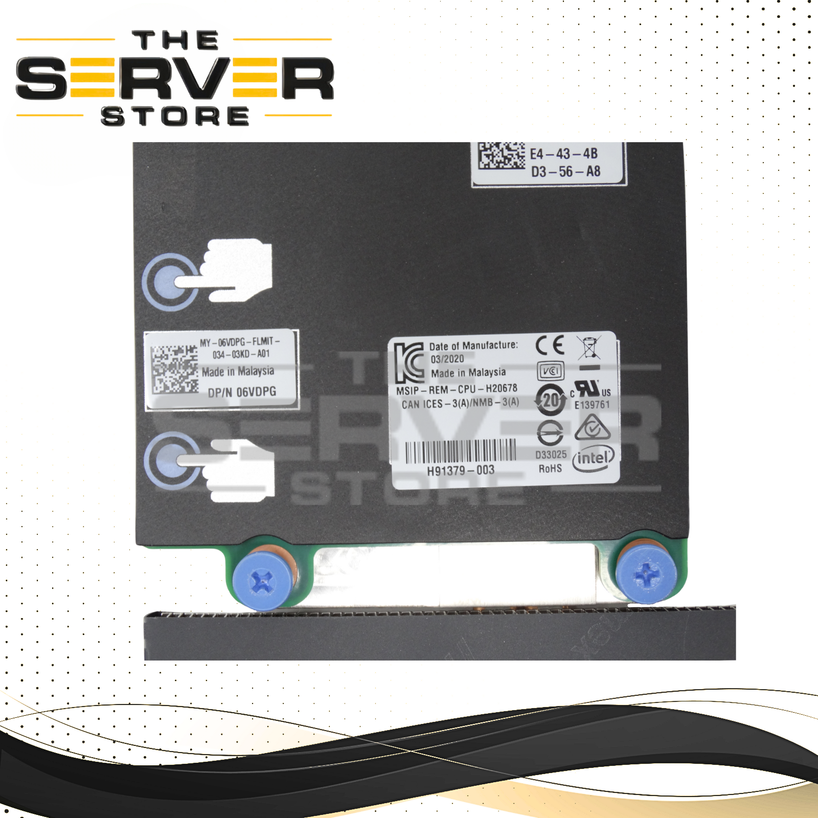Dell Intel X710 I350 2x10GBe SFP+ 2x1GBe RJ45 Network Daughter Card (rNDC) 555-BCKM 0M18NT M18NT