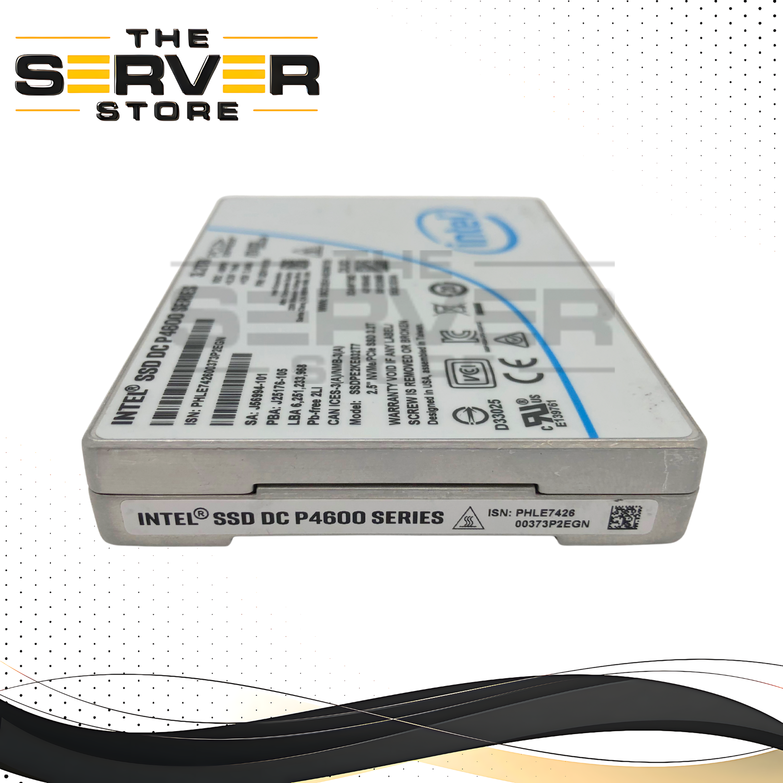 Intel DC P4600 3.2TB U.2 NVMe 2.5" MU Enterprise SSD J25176-105 SSDPE2KE032T7