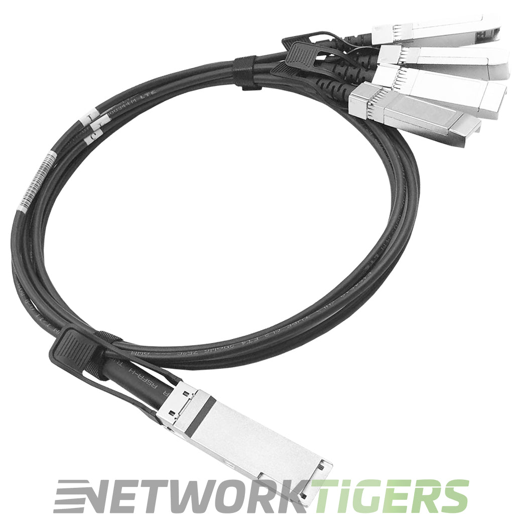 Extreme 10203 2m 40GB QSFP+ to 4x 10GB SFP+ Direct Attach Breakout Cable