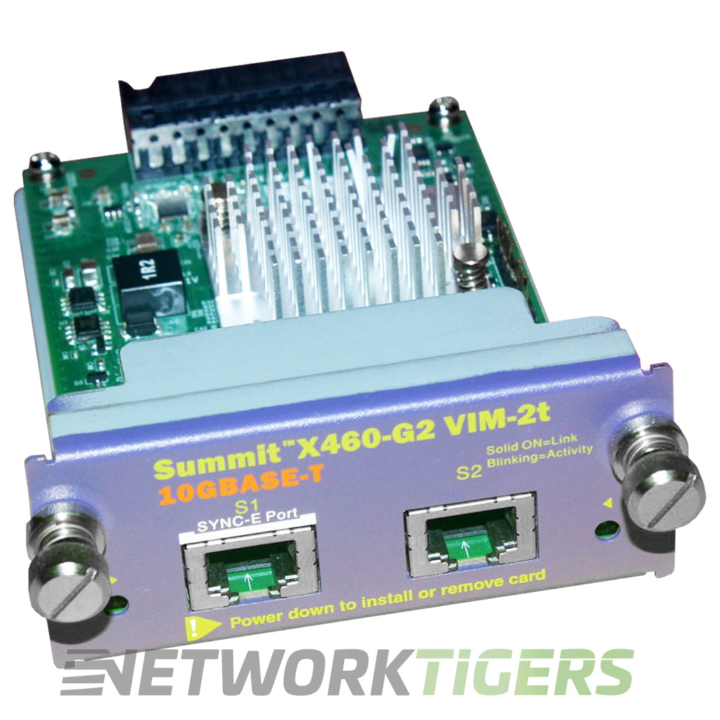 Extreme 16712 ExtremeSwitching X460-G2 VIM-2t 2x 10GB Copper Switch Module