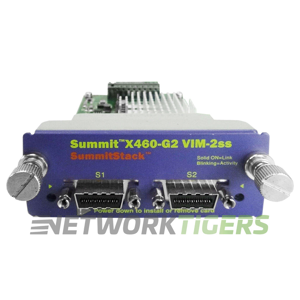 Extreme 16713 VIM-2ss 2x Summit Stack Port Switch Stacking Module
