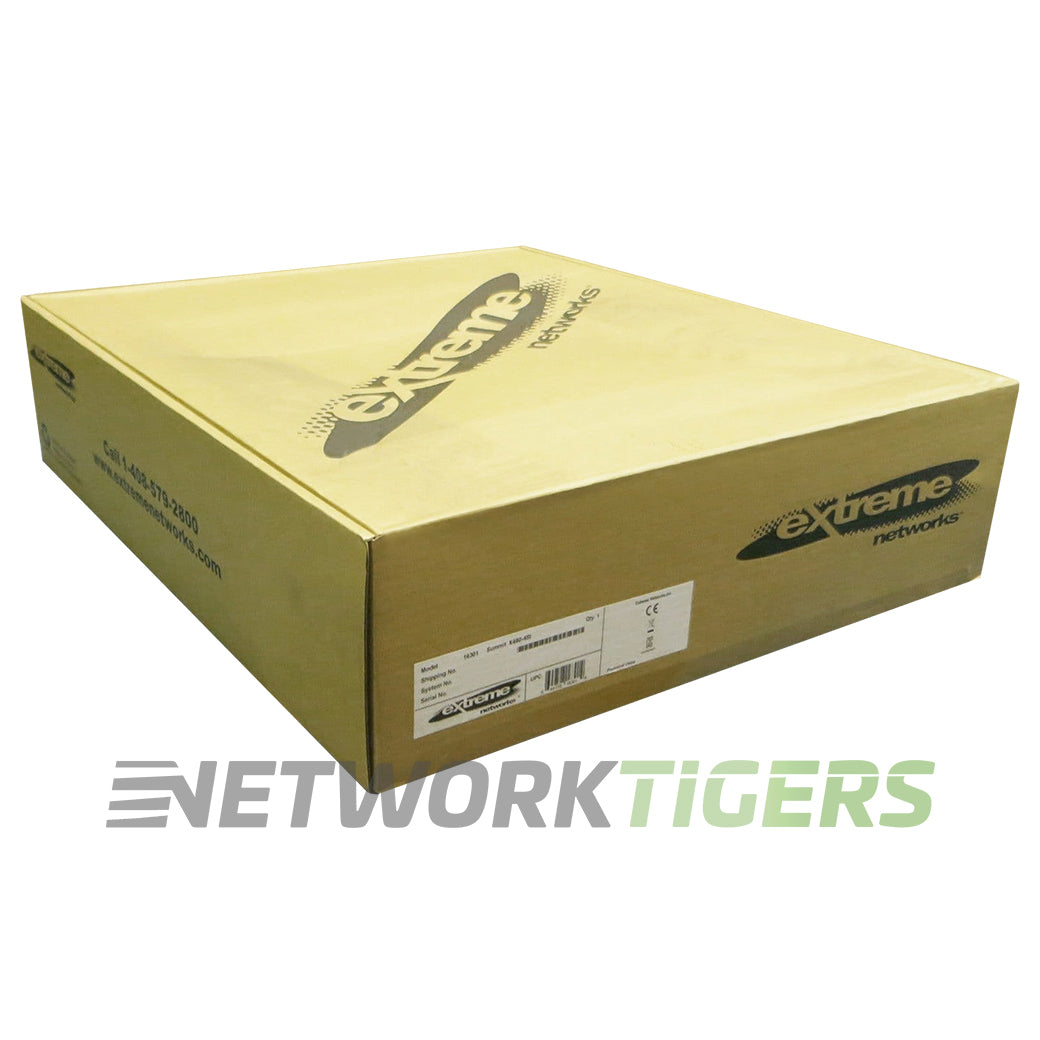 NEW Extreme 16719 X460-G2-48p-GE4 48x 1GB PoE RJ45 4x SFP 1x VIM Slot Switch