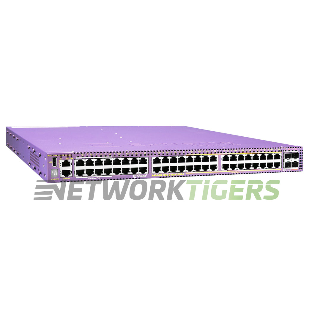 Extreme 16756 ExtremeSwitching X460-G2 48x 1GB PoE+ RJ45 4x 10GB SFP+ Switch