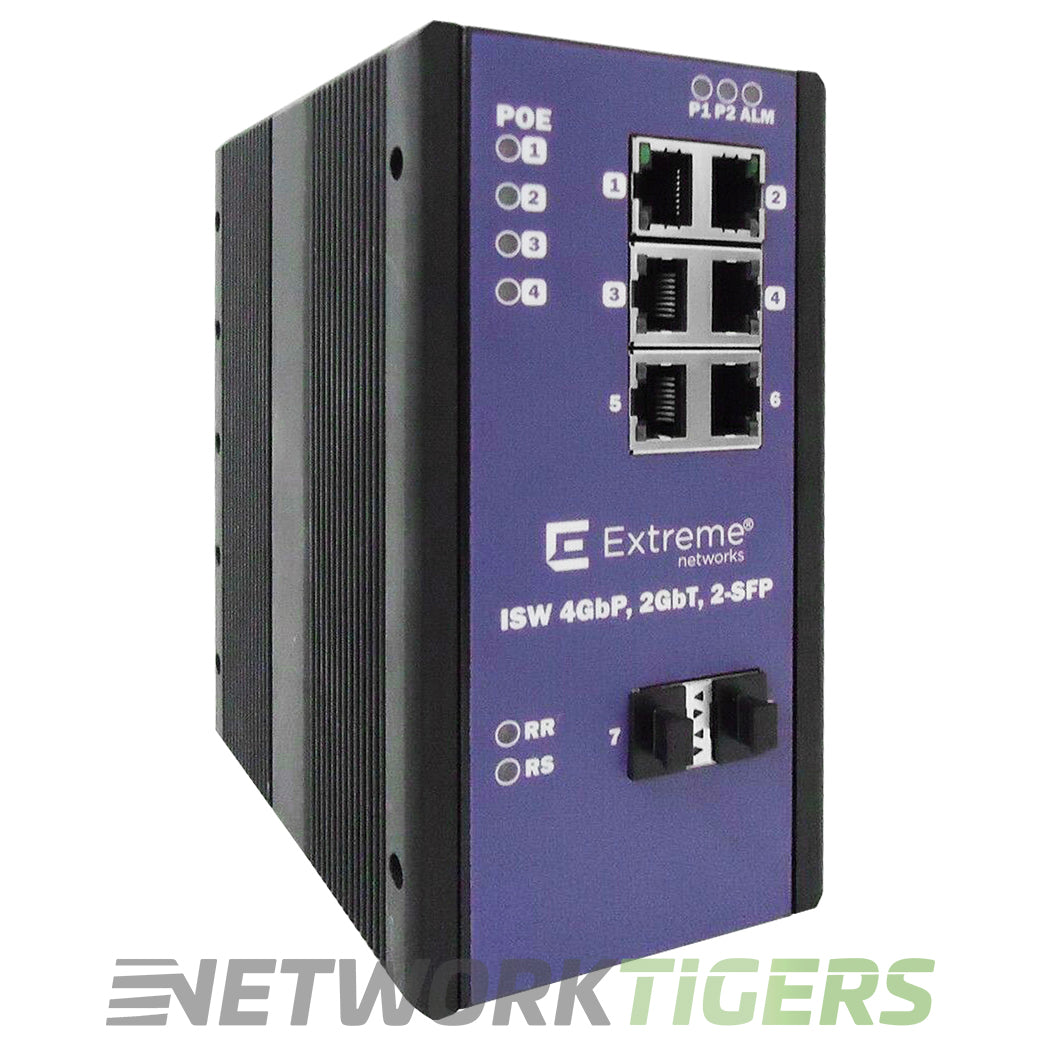 Extreme 16803 Industrial Ethernet 4x 1GB PoE+ RJ45 2x 1GB SFP Switch