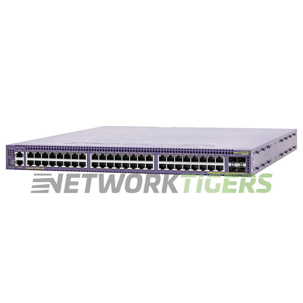 NEW Extreme 17201 X670V-48t-FB-AC 44x 10GB RJ45 4x 40GB QSFP+ F-B Switch