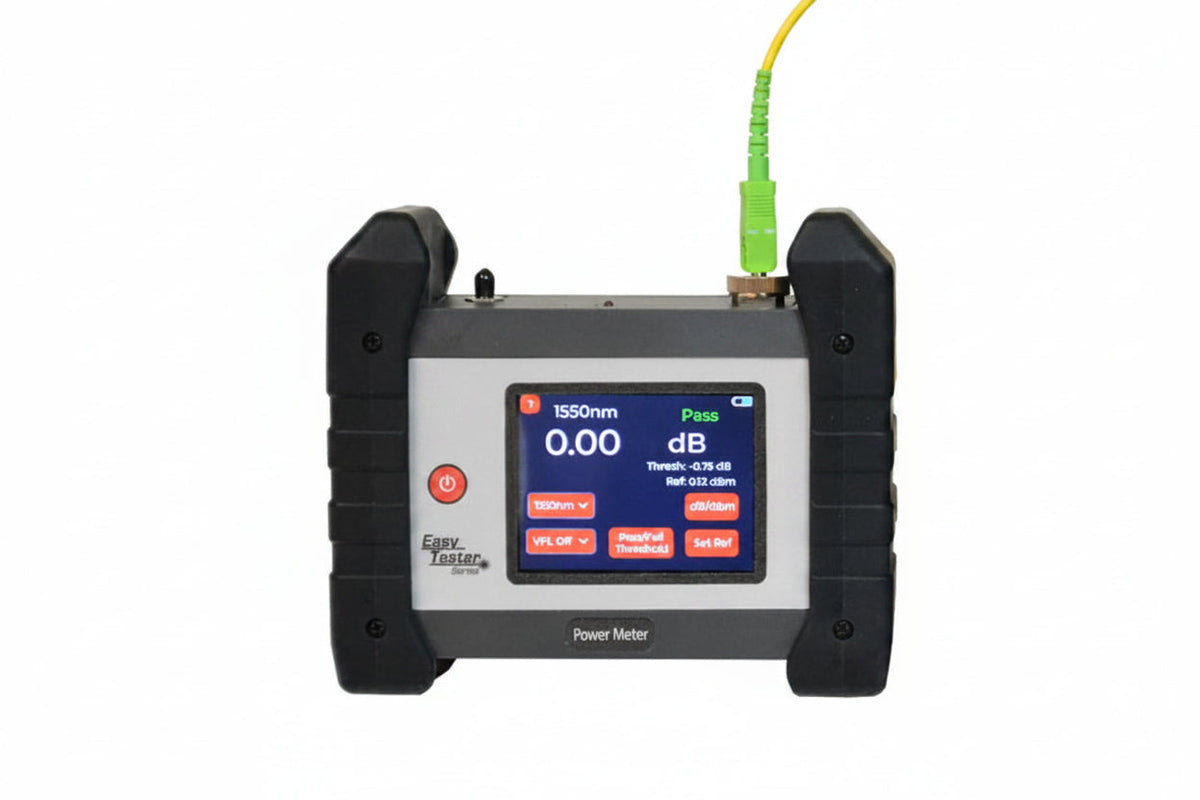 Easy Tester Power Meter with VFL for CATV Applications