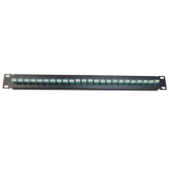 Flush Mount Panel 1RU LC, OM3/OM4 48 ports