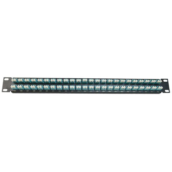 Flush Mount Panel 1RU LC, OM3/OM4 96 ports