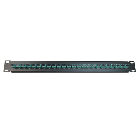 Flush Mount Panel 1RU SC, OM3/OM4 24 ports