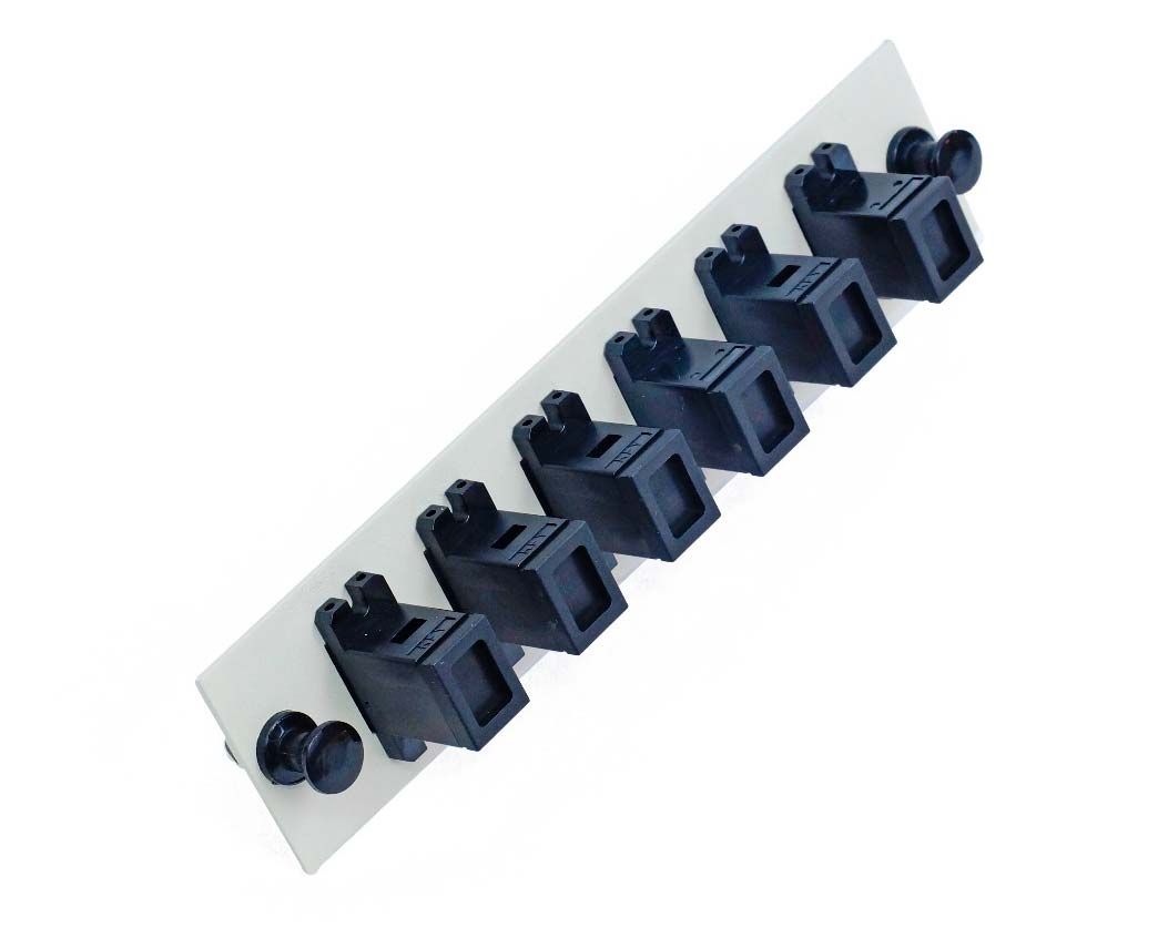 Adapter Plate 6-Pack MTP Multimode Off White