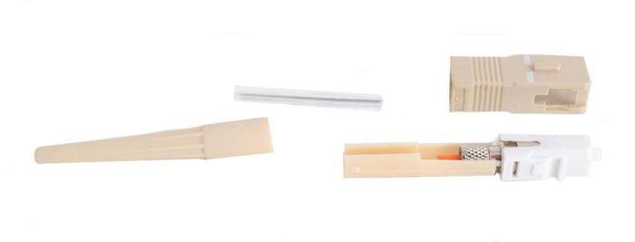Splice-On Connector Cheetah SC PC Multimode 62.5um OM1 900um Beige 10 Pack
