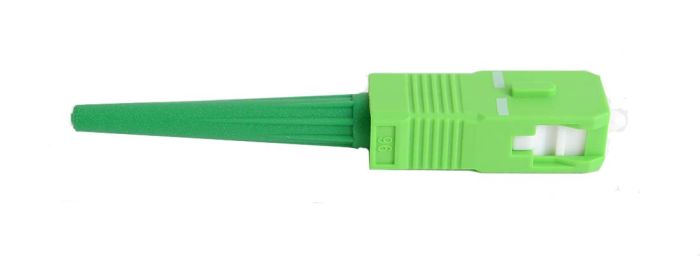 Splice-On Connector Cheetah SC APC Singlemode 900um Green 100 Pack