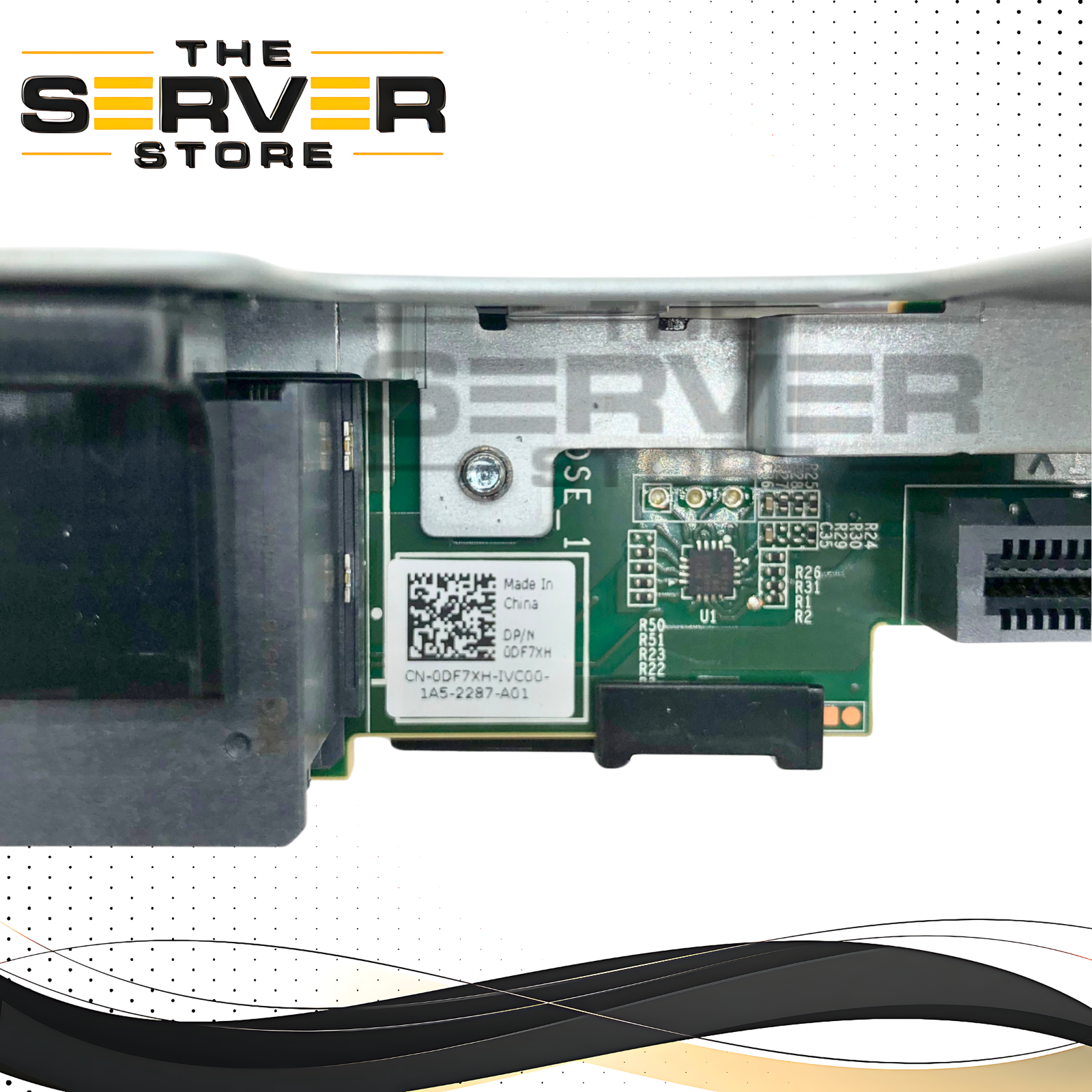 Dell EMC PowerEdge R750 / R7525 Server 2x PCIe x16 Full-Height Riser 2 Card (4 in 1) with Metal Bracket. P/N: DF7XH, 0DF7XH.