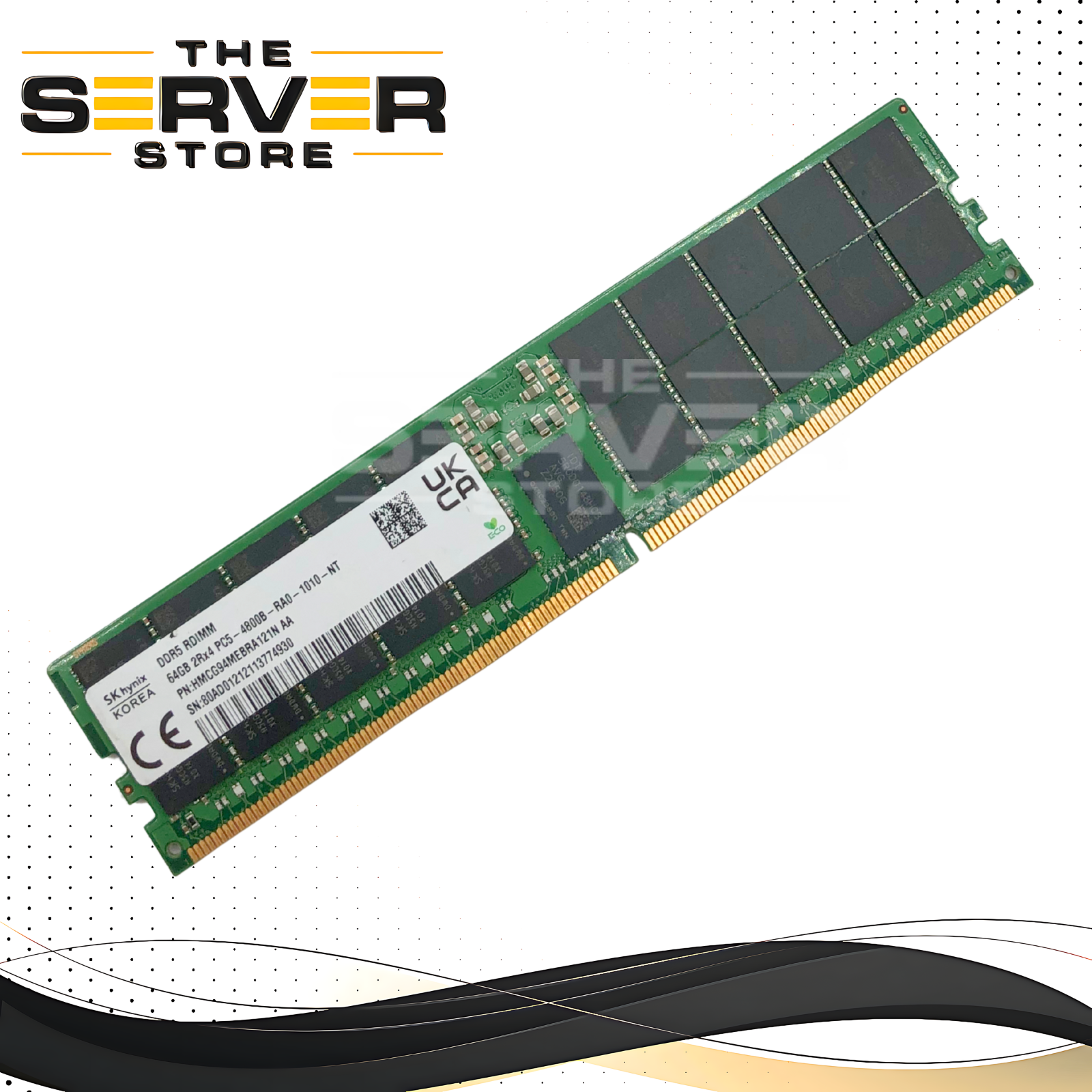 SK Hynix 64GB DDR5-4800B PC5-38400 2Rx4 ECC Registered Memory HMCG94MEBRA121N