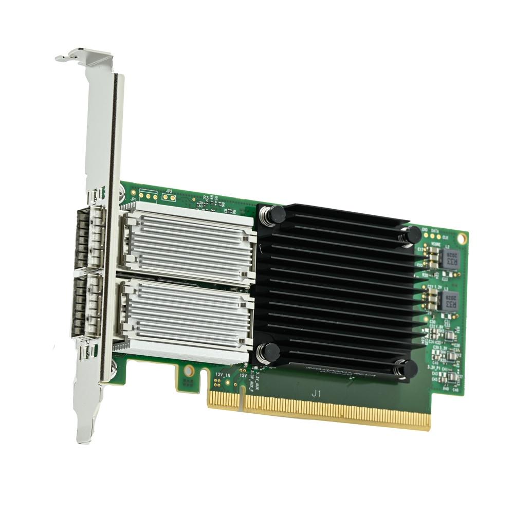Dell ConnectX 5 540-BCIV 071C1T 2x 100GBe PCIe Gen 4.0 Dual Port QSFP28 Full Height Refurbished Network Interface Card