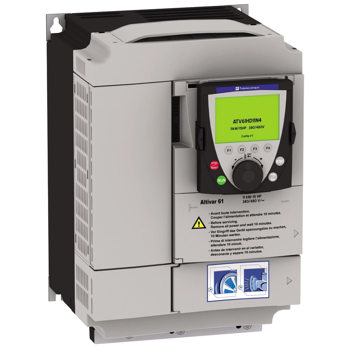 ATV61HD18N4 | Schneider Electric Altivar 61 Variable Speed Drive 18.5 kW 480V