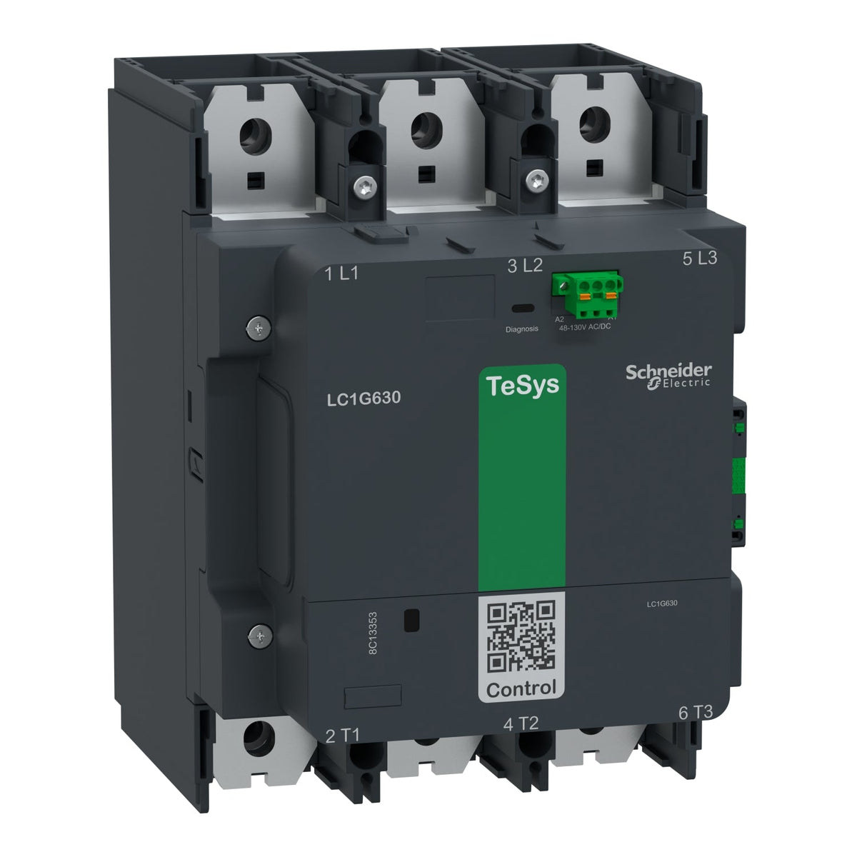 Schneider Electric LC1G800KUEN TeSys Giga 3P 800A High Power Contactor 100-250V AC/DC Coil