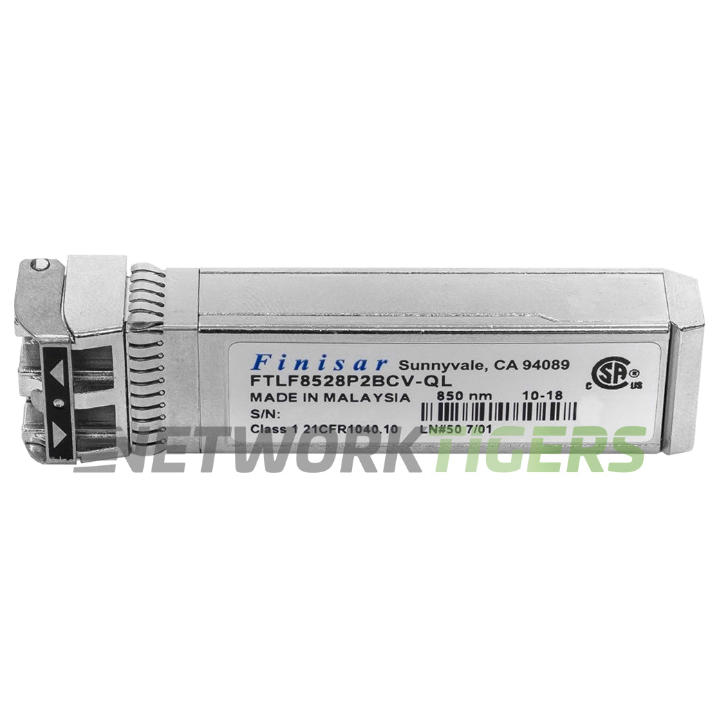 NEW Finisar FTLF8528P2BCV-QL 8GB Fibre Channel 150m SFP+ Transceiver