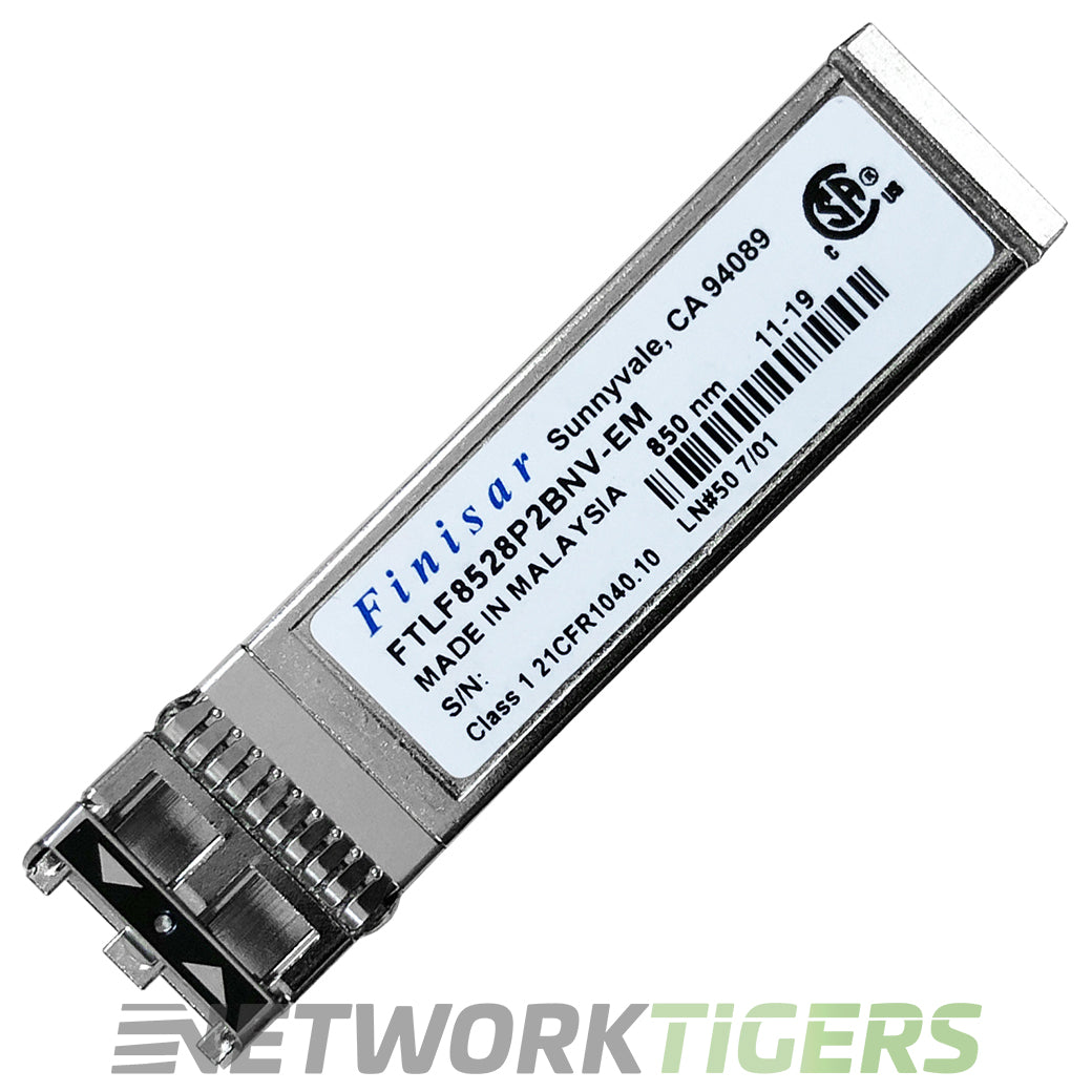 Finisar FTLF8528P2BNV-EM 8GB SWL SFP+ 850nm 150m Fibre Channel Transceiver