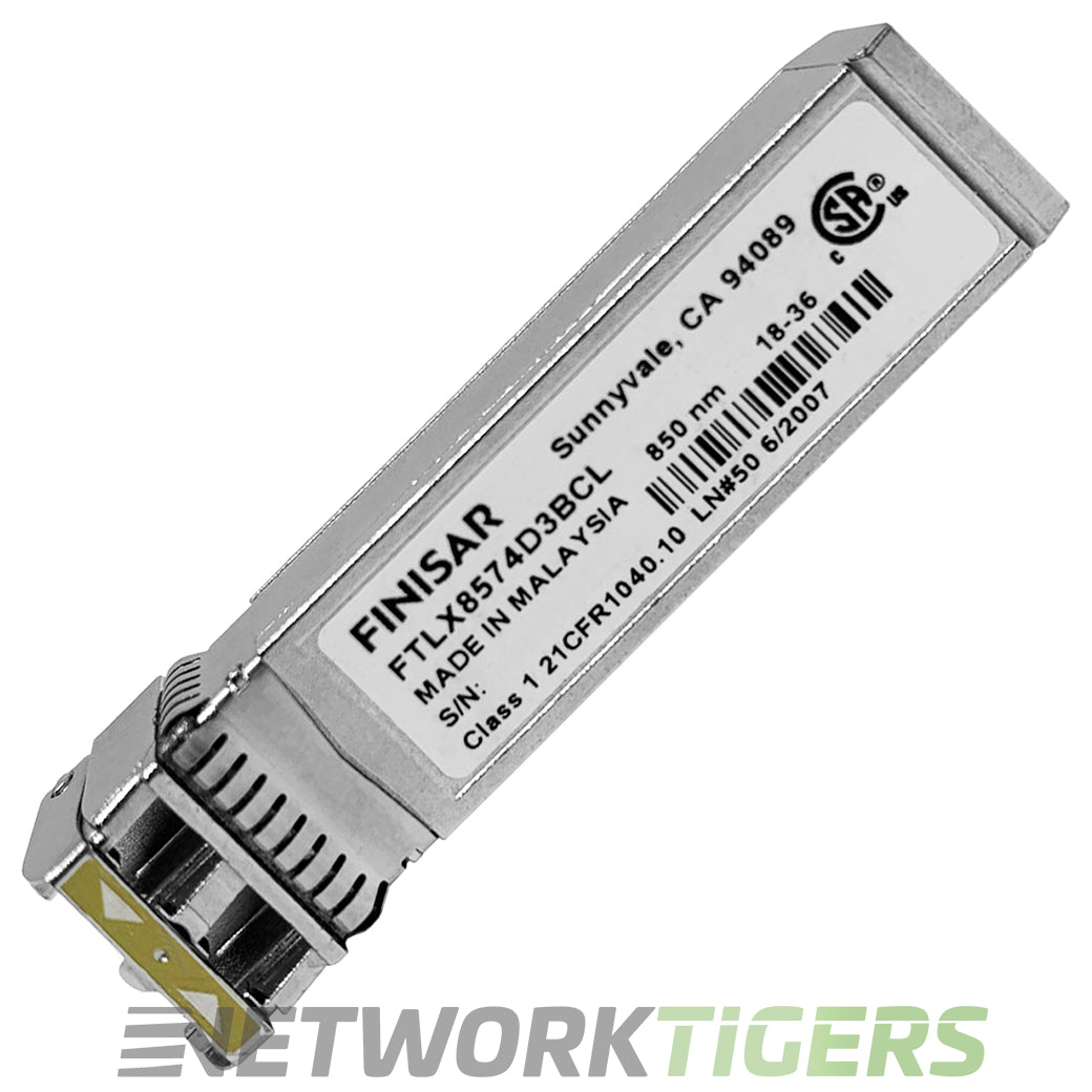 Finisar FTLX8574D3BCL 10GB BASE-SR 850nm Short Range MMF SFP+ Transceiver