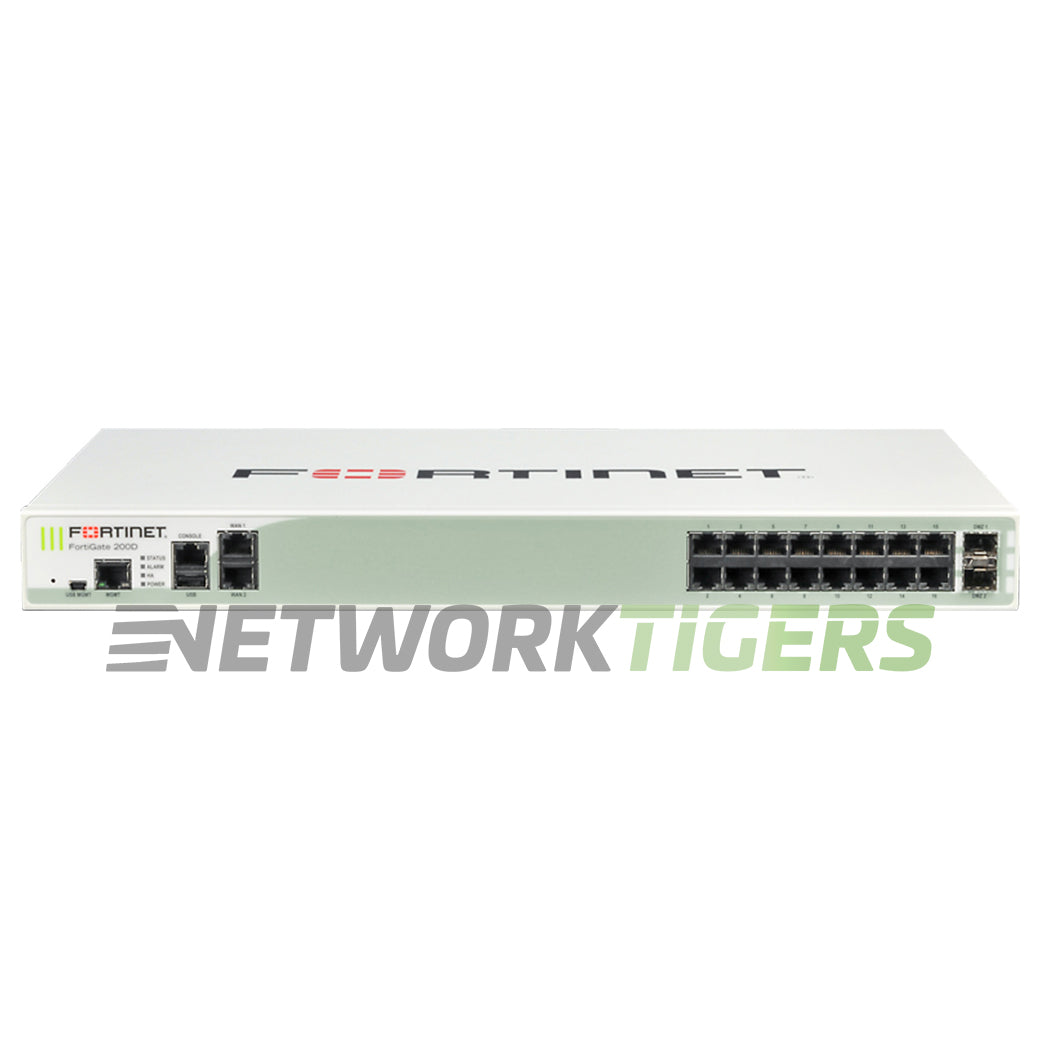Fortinet FG-200D FortiGate 200D Series 3 Gbps Local Management Only Firewall