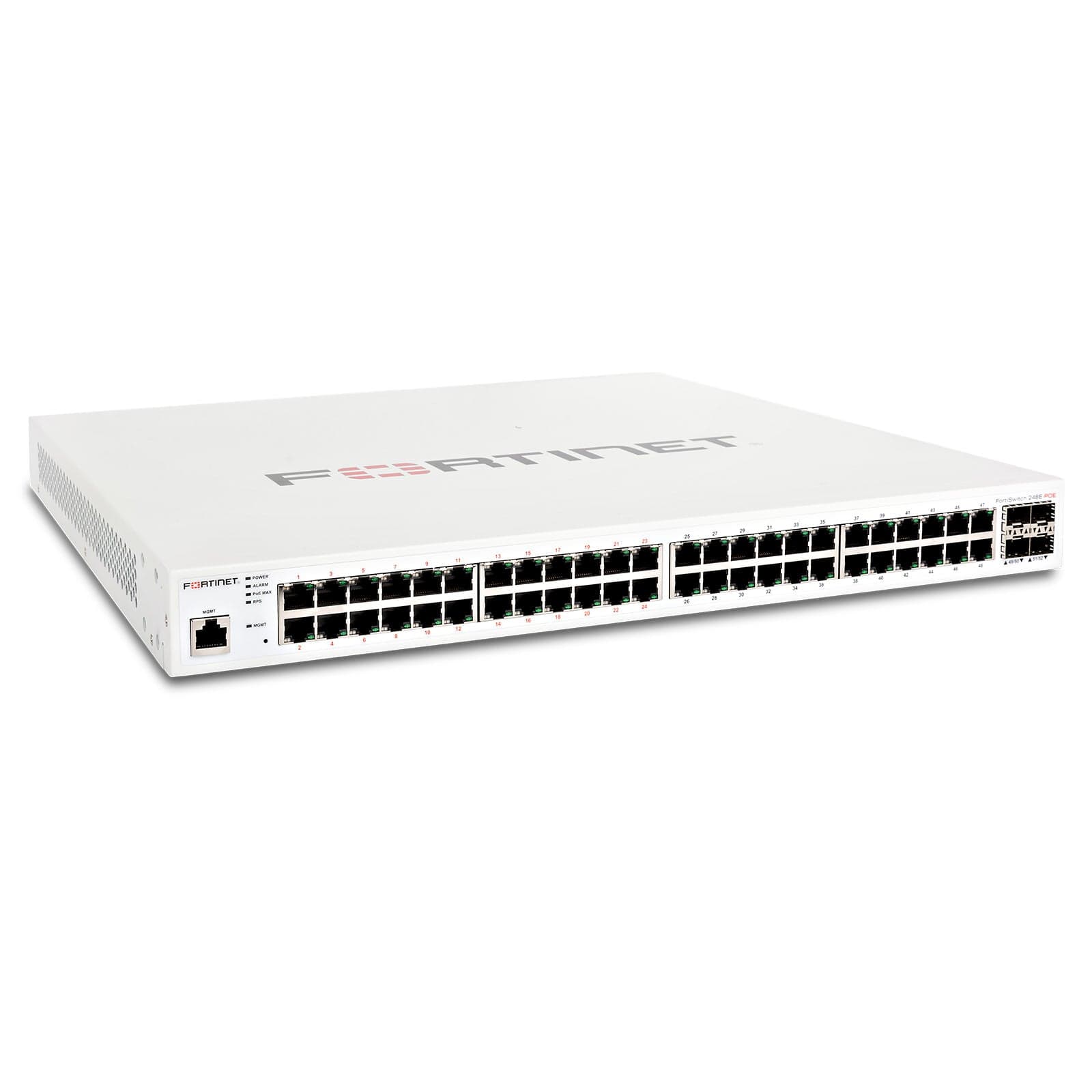 Fortinet FortiSwitch 248E-FPOE 48 port Gigabit PoE Switch - FS-248E-FPOE - Refurbished